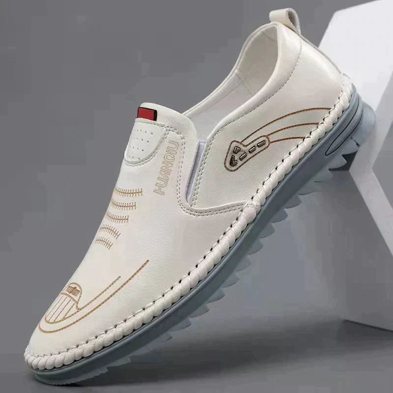 🔥 40 % OFF 🔥 Breathable, non-slip leather trainers for men