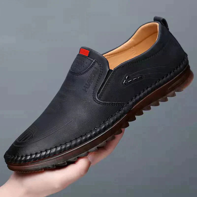 🔥 40 % OFF 🔥 Breathable, non-slip leather trainers for men