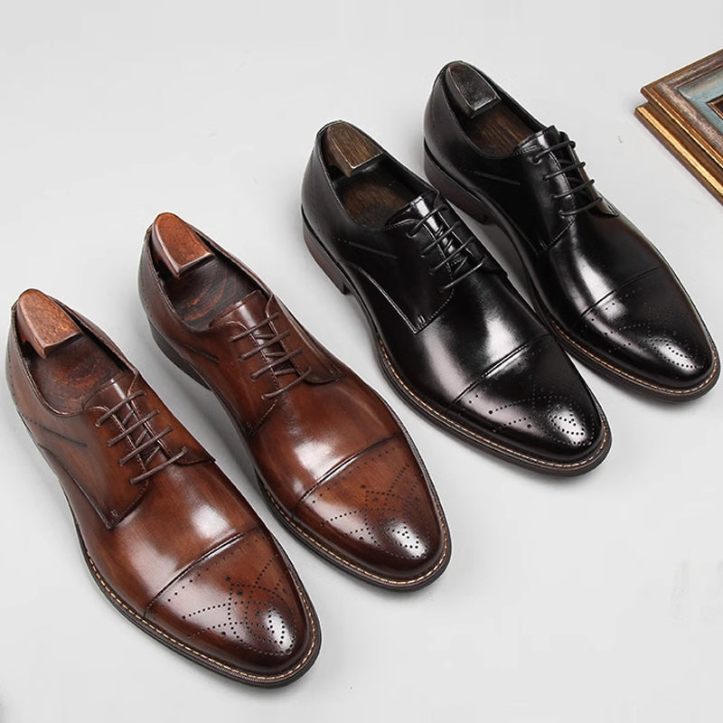 Paul™ Men's Premium Genuine Leather Shoes, Superbly Sculpted