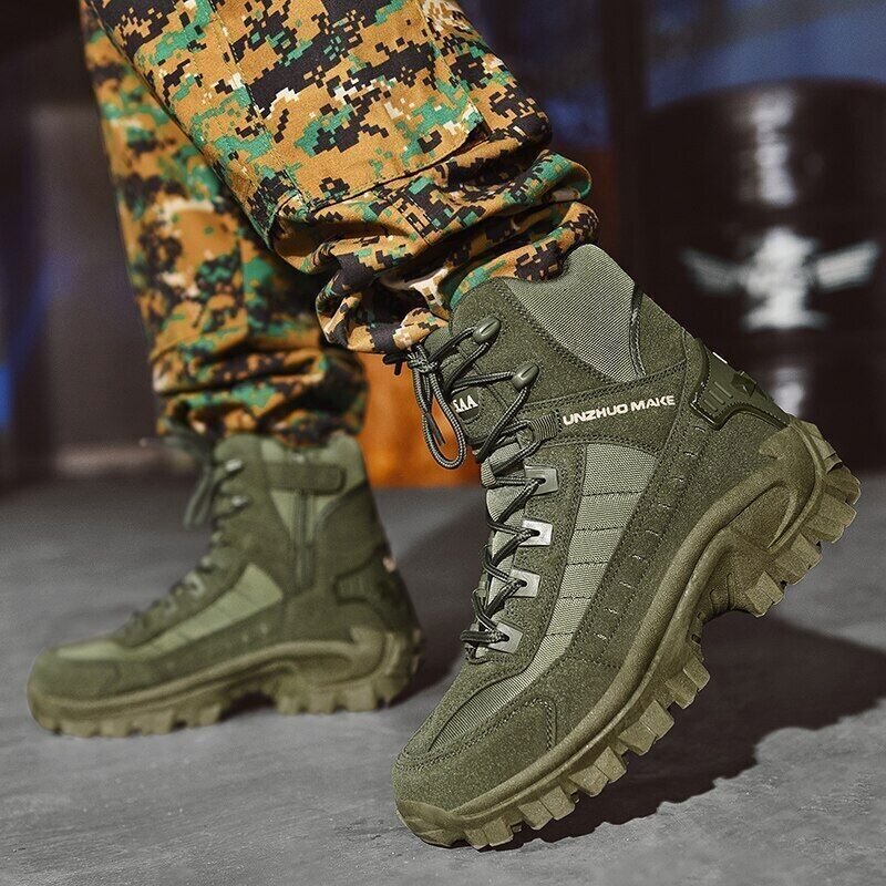 Men's Waterproof Outdoor Anti-Puncture Work Boots