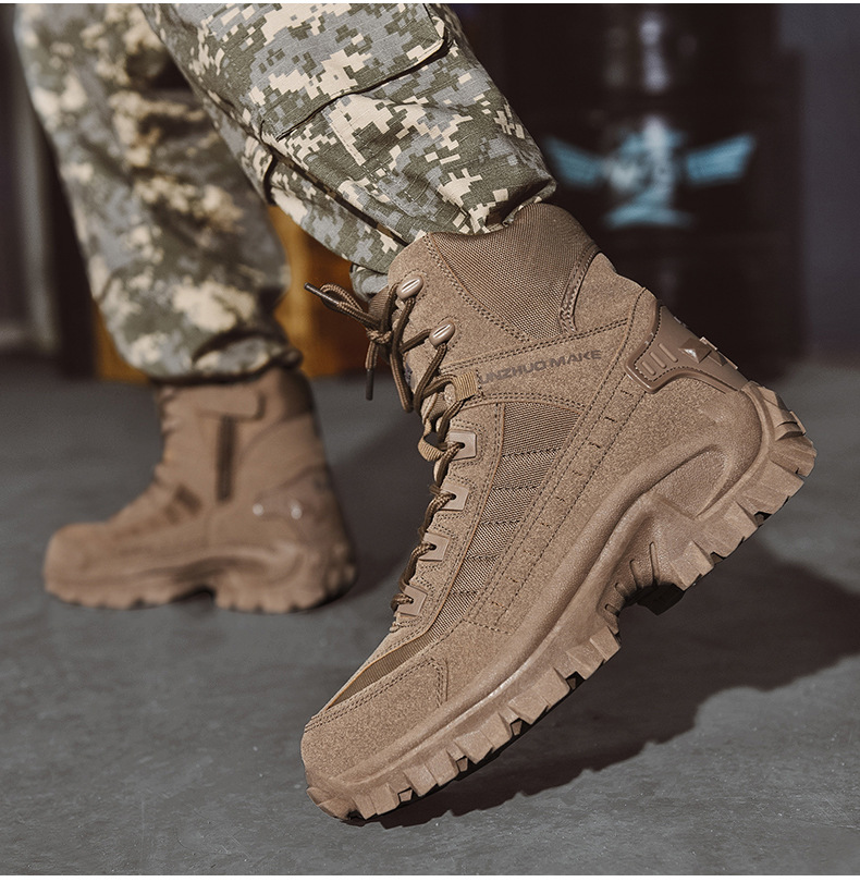 Men's Waterproof Outdoor Anti-Puncture Work Boots