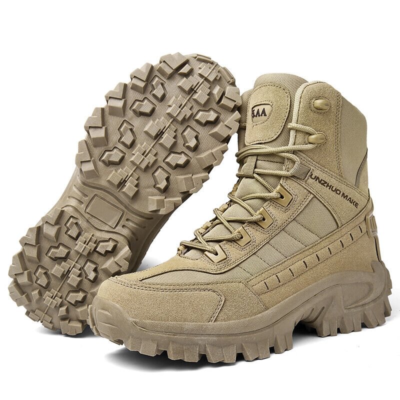 Men's Waterproof Outdoor Anti-Puncture Work Boots