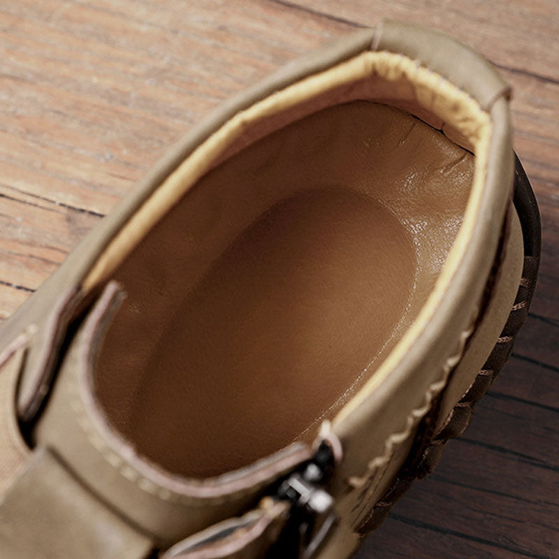 【Handmade】Men's Fashion Casual Shoes Made From Genuine Leather🔥Free shipping🔥