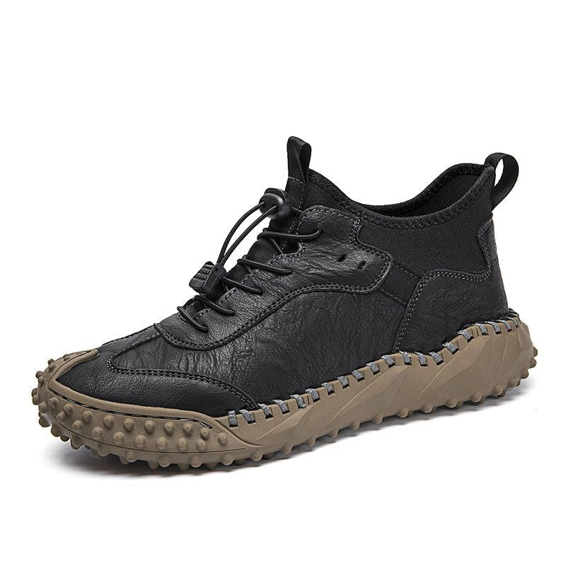 【50% OFF】 Men's hand-stitched leather casual sneakers🔥Free Shipping 🔥